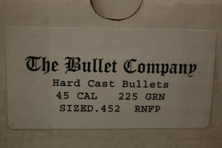 .45 cal, 225 grain pistol ammo